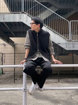 わかさまさん（メンズ・173cm）の秋コーディネート