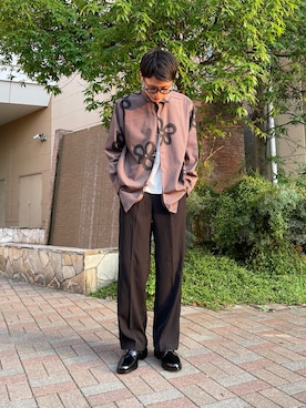 「HARUTA（ハルタ）のHARUTA　プレーンレースアップシューズ（その他シューズ）」を使った、わかさまさん（メンズ・173cm）の秋コーディネート