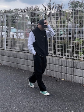 「Uiscel（ユイセル）のアイテム」を使った、わかさまさん（メンズ・173cm）の秋コーディネート