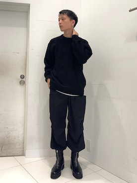 「Uiscel（ユイセル）のアイテム」を使った、わかさまさん（メンズ・173cm）の秋コーディネート