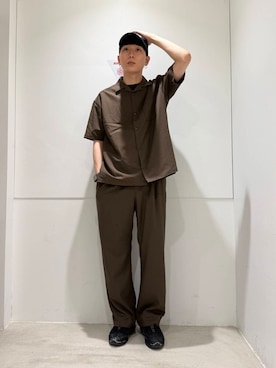 「オープンカラー」｜わかさまさん（メンズ・173cm）の夏コーディネート