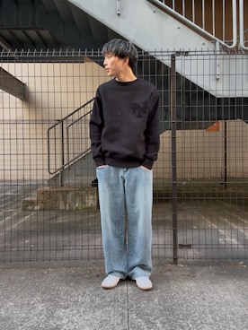 「KBF（ケイビーエフ）のアイテム」を使った、わかさまさん（メンズ・173cm）の冬コーディネート