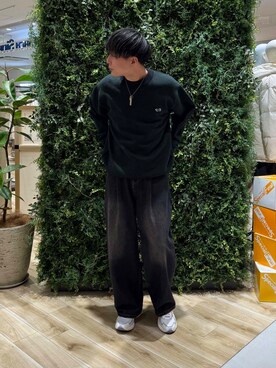 「KBF（ケイビーエフ）のアイテム」を使った、わかさまさん（メンズ・173cm）の冬コーディネート