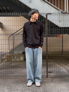 「KBF（ケイビーエフ）のアイテム」を使った、わかさまさん（メンズ・173cm）の冬コーディネート