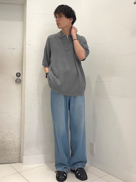「HEYUMM」｜わかさまさん（メンズ・173cm）の春コーディネート