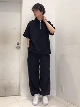 「Uiscel（ユイセル）のアイテム」を使った、わかさまさん（メンズ・173cm）の春コーディネート