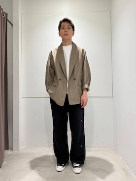 「SENSE OF PLACE by URBAN RESEARCH（センスオブプレイスバイアーバンリサーチ）のアイテム（ジャケット/アウター）」を使った、わかさまさん（メンズ・173cm）の夏コーディネート