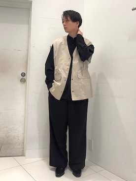 「SENSE OF PLACE by URBAN RESEARCH（センスオブプレイスバイアーバンリサーチ）のアイテム（その他アウター）」を使った、わかさまさん（メンズ・173cm）の春コーディネート