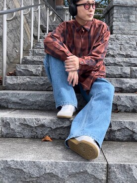 わかさまさん(メンズ・173cm)の秋コーディネート