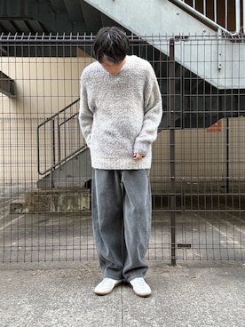 「冬コーデ、スニーカーコーデ」｜「アイテム（その他パンツ）」を使った、わかさまさん（メンズ・173cm）の冬コーディネート