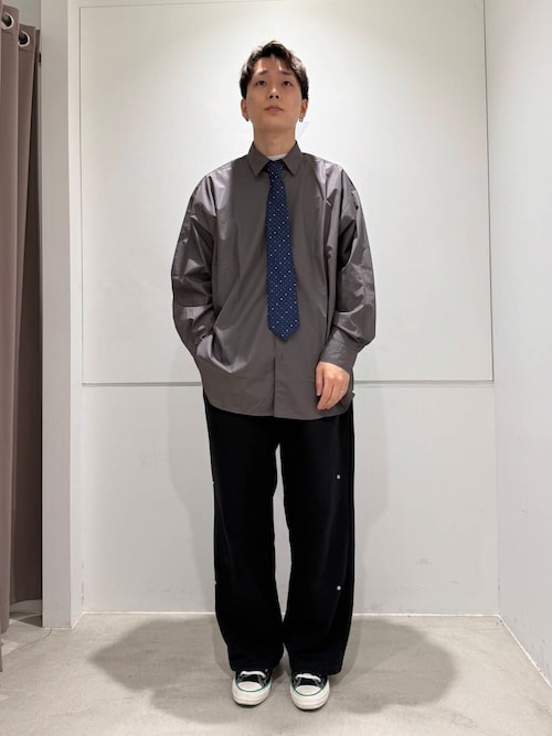 サイドスナップスウェットパンツ