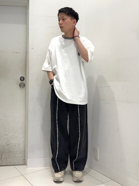 「FILA」｜わかさまさん（メンズ・173cm）の春コーディネート