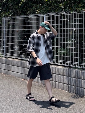 わかさまさん（メンズ・173cm）の夏コーディネート