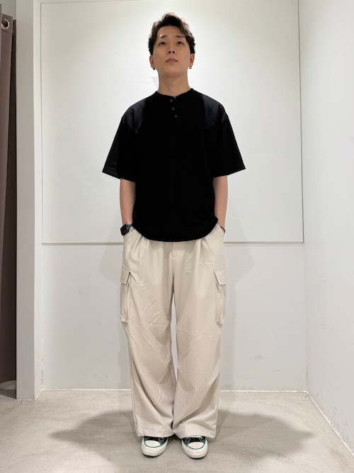 『ユニセックス』ワイドカーゴパンツ