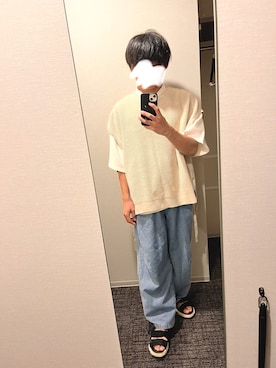 「RUUBON（ルーボン）のアイテム」を使った、Sさん（骨格ウェーブ・メンズ・160cm）の秋コーディネート
