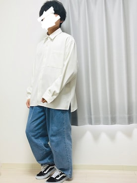 「RUUBON（ルーボン）のアイテム」を使った、Sさん（骨格ウェーブ・メンズ・160cm）の冬コーディネート