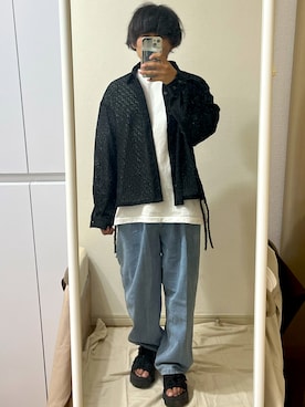 「RUUBON（ルーボン）のアイテム」を使った、Sさん（骨格ウェーブ・メンズ・160cm）の秋コーディネート