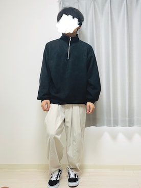 「VANS（バンズ）のアイテム」を使った、Sさん（骨格ウェーブ・メンズ・160cm）の冬コーディネート