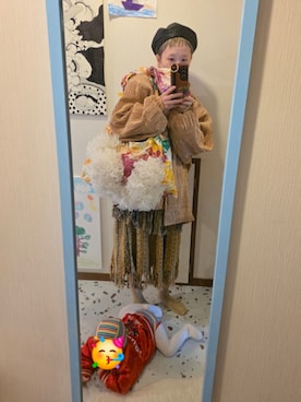 「アイテム（スカジャン）」を使った、ramarama10242016さん（レディース・160cm）の秋コーディネート