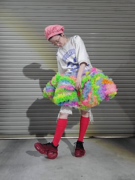 「アイテム（スカート）」を使った、ramarama10242016さん（レディース・160cm）の夏コーディネート