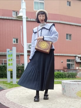 「毛衣」｜杜凌 🇹🇼さん（レディース・156cm）の冬コーディネート