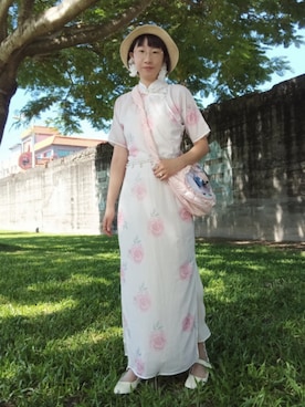 「無（ム）のアイテム」を使った、杜凌 🇹🇼さん（レディース・156cm）の冬コーディネート