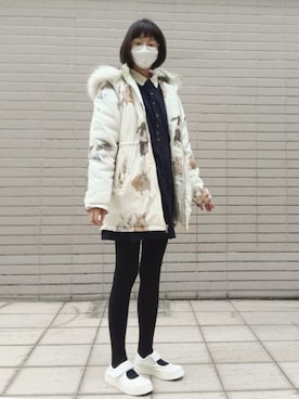 「外套」｜杜凌 🇹🇼さん（レディース・156cm）の冬コーディネート
