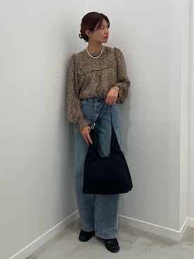 「ストレートデニム」｜そらさん（レディース・160cm）の秋コーディネート