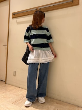 「ベルクロ」｜そらさん（レディース・160cm）の夏コーディネート