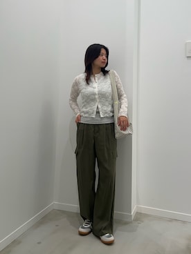「fredy emue（フレディエミュ）のアイテム」を使った、そらさん（レディース・160cm）の春コーディネート