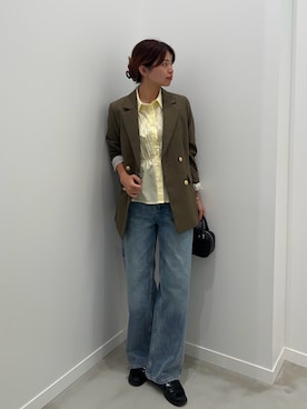 「シャーリング」｜そらさん（レディース・160cm）の秋コーディネート