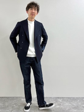 Nicolas Tanakaさん(メンズ・181cm)の冬コーディネート