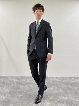 Nicolas Tanakaさん（メンズ・181cm）の冬コーディネート