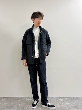 Nicolas Tanakaさん(メンズ・181cm)の冬コーディネート