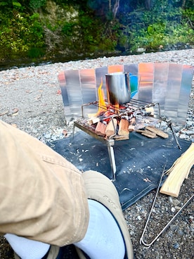 「アイテム（サンダル）」を使った、Nicolas Tanakaさん（メンズ・181cm）の秋コーディネート