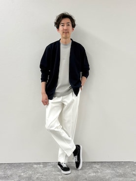 Nicolas Tanakaさん（メンズ・181cm）の春コーディネート