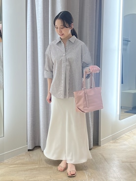 「ナロースカート」｜とーこさん（レディース・152cm）の秋コーディネート