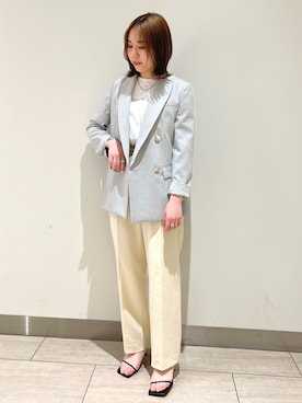 「ノーリーズ」｜とーこさん（レディース・152cm）の春コーディネート