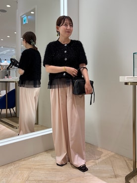 「フェザーヤーン」｜sachirinさん（レディース・153cm）の秋コーディネート