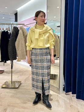 「スカートコーデ」｜sachirinさん（レディース・153cm）の秋コーディネート