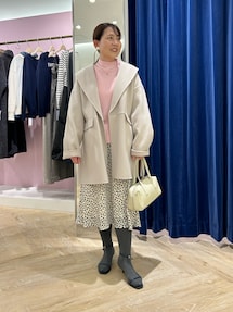 NOLLEY’S Sophi リバー ショール カラー ショートコート 22AW ノーリーズソフィー NOLLEY'S sophi ◇【WEB限定カラーあり
