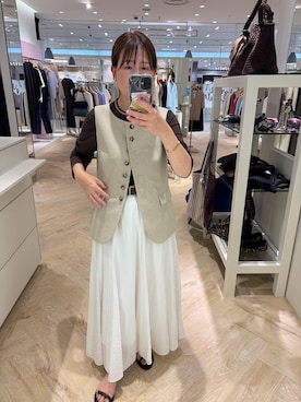 「NOLLEY’S（ノーリーズ）のアイテム」を使った、sachirinさん（レディース・153cm）の夏コーディネート