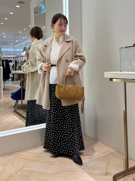 「NOLLEY’S Sophi（ノーリーズソフィ）のアイテム」を使った、sachirinさん（レディース・153cm）の秋コーディネート