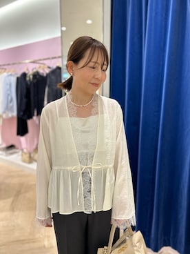 「grace grace （グラスグラス）のアイテム」を使った、sachirinさん（レディース・153cm）の春コーディネート