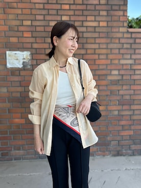 「NOLLEY’S（ノーリーズ）のアイテム」を使った、sachirinさん（レディース・153cm）の春コーディネート