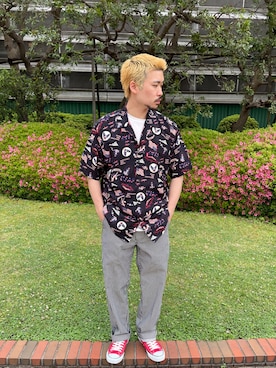 「アメカジスタイル」｜REIJIさん（メンズ・175cm）の春コーディネート