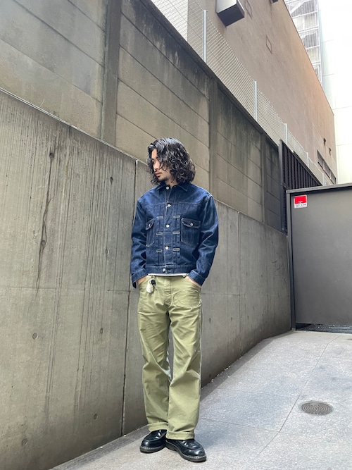 AVIREX 「TFQP」DENIM JKT USED WASH サイズ44 AVIREX 「TFQP」DENIM JKT USED WASH サイズ44 - メルカリ