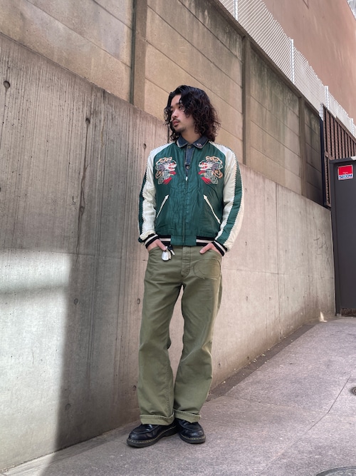 AVIREX 「TFQP」DENIM JKT USED WASH サイズ44 TFQP》DENIM JKT USED WASH / デニムジャケット ユーズドウォッシュ