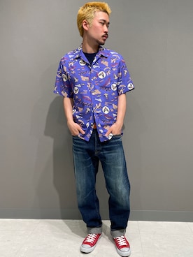 「アメカジスタイル」｜REIJIさん（メンズ・175cm）の春コーディネート
