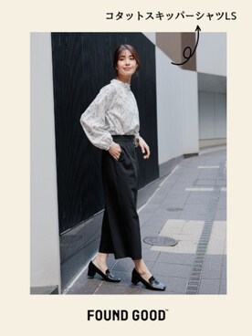 FOUND GOODさん（レディース・165cm）の春コーディネート